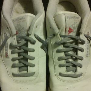 Mens Reebok Classic Leather in White Size 10